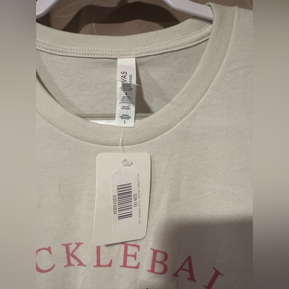 Bella +‎ Canvas Women's Cream Pickleball Social Club T-shirt Size Large NWT - Picture 2 of 3